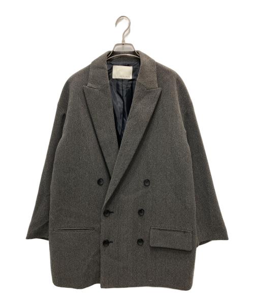 uncrave（アンクレイヴ）uncrave (アンクレイヴ) ヘリンボーンジャケットコート グレー サイズ:2の古着・服飾アイテム