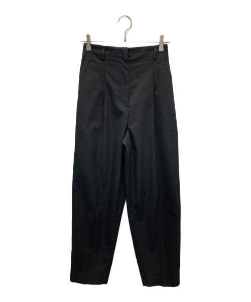 Nala（ナラ）Nala (ナラ) ハイウエストテーパードタックパンツ ブラック サイズ:Mの古着・服飾アイテム