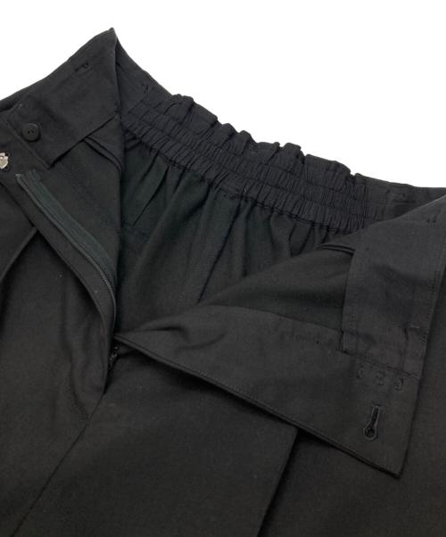 Nala（ナラ）Nala (ナラ) ハイウエストテーパードタックパンツ ブラック サイズ:Mの古着・服飾アイテム