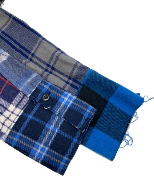 MIYAGIHIDETAKA（ミヤギヒデタカ）MIYAGIHIDETAKA (ミヤギヒデタカ) STYLE&EDIT 再構築ブラウス ブルー サイズ:FREEの古着・服飾アイテム