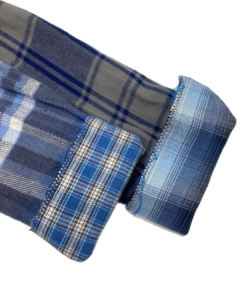 MIYAGIHIDETAKA（ミヤギヒデタカ）MIYAGIHIDETAKA (ミヤギヒデタカ) STYLE&EDIT 再構築ブラウス ブルー サイズ:FREEの古着・服飾アイテム