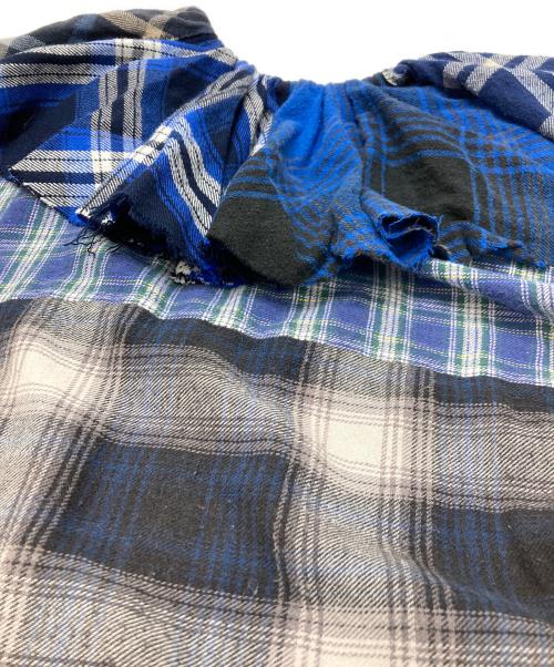 MIYAGIHIDETAKA（ミヤギヒデタカ）MIYAGIHIDETAKA (ミヤギヒデタカ) STYLE&EDIT 再構築ブラウス ブルー サイズ:FREEの古着・服飾アイテム