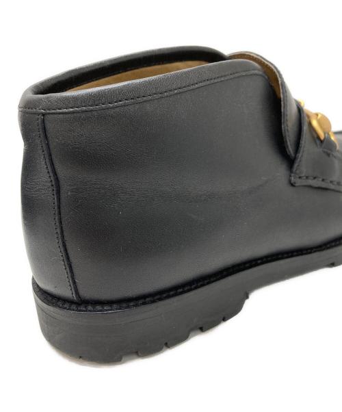 GUCCI（グッチ）GUCCI (グッチ) ホースビットチャッカーブーツ ブラック サイズ:37の古着・服飾アイテム