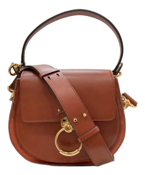 Chloe（クロエ）Chloe (クロエ) テス2WAYバッグ ブラウンの古着・服飾アイテム