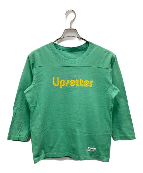 WACKO MARIA（ワコマリア）WACKO MARIA (ワコマリア) フットボールTシャツ グリーン サイズ:Lの古着・服飾アイテム