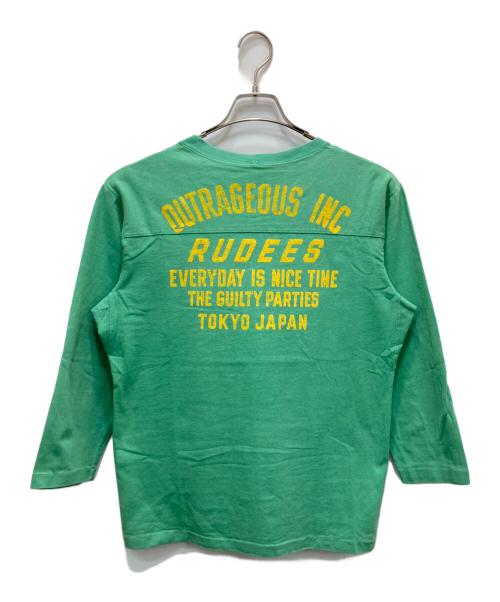 WACKO MARIA（ワコマリア）WACKO MARIA (ワコマリア) フットボールTシャツ グリーン サイズ:Lの古着・服飾アイテム