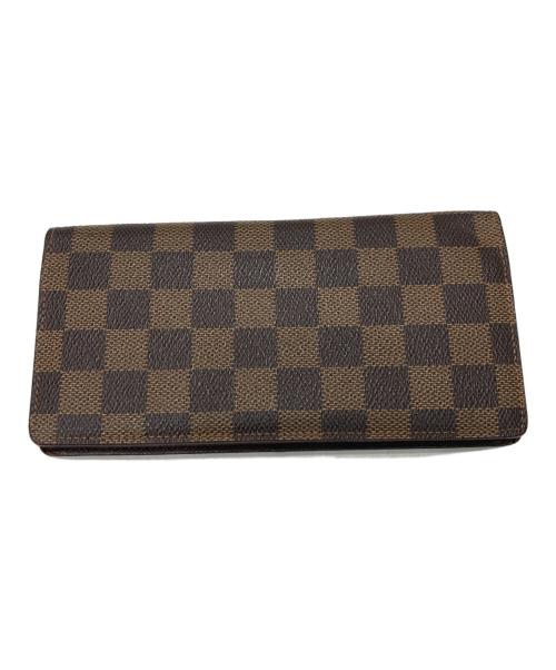 LOUIS VUITTON（ルイ ヴィトン）LOUIS VUITTON (ルイ ヴィトン) 2つ折り長財布 ブラウンの古着・服飾アイテム