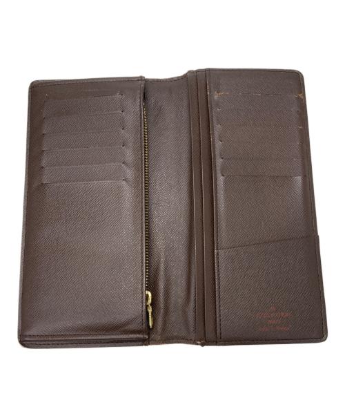 LOUIS VUITTON（ルイ ヴィトン）LOUIS VUITTON (ルイ ヴィトン) 2つ折り長財布 ブラウンの古着・服飾アイテム