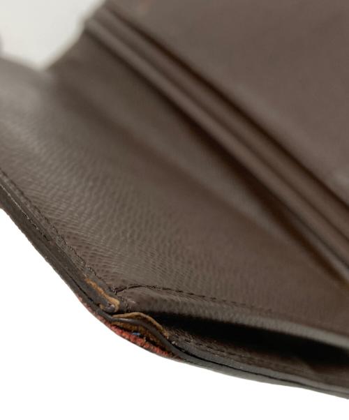 LOUIS VUITTON（ルイ ヴィトン）LOUIS VUITTON (ルイ ヴィトン) 2つ折り長財布 ブラウンの古着・服飾アイテム