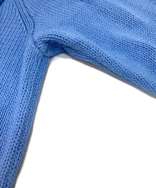 POLO RALPH LAUREN（ポロ・ラルフローレン）POLO RALPH LAUREN (ポロ・ラルフローレン) コットンニット スカイブルー サイズ:XLの古着・服飾アイテム