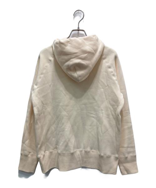 atelier naruse（アトリエナルセ）atelier naruse (アトリエナルセ) コットン吊裏毛スウェットパーカー フーディー ベージュ サイズ:FREEの古着・服飾アイテム