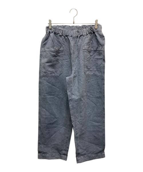 confect（コンフェクト）CONFECT (コンフェクト) リネン和紙 デッキトラウザーズ グレー サイズ:3の古着・服飾アイテム