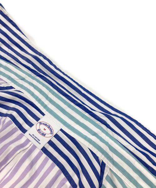 BROOKS BROTHERS（ブルックスブラザーズ）BROOKS BROTHERS (ブルックスブラザーズ) コットンポプリン ファンストライプ フライデーシャツ マルチカラー サイズ:Mの古着・服飾アイテム