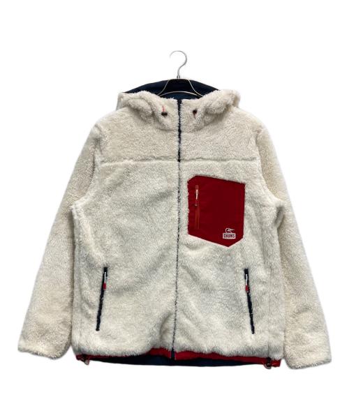 CHUMS（チャムス）CHUMS (チャムス) エルモゴアテックスインフィニアムリバーシブルフーディー ネイビー×ホワイト サイズ:XLの古着・服飾アイテム