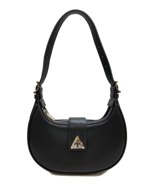 CHARLES & KEITH（チャールズアンドキース）CHARLES & KEITH (チャールズアンドキース) トライアングルバックル ベルトショルダーバッグ ブラックの古着・服飾アイテム