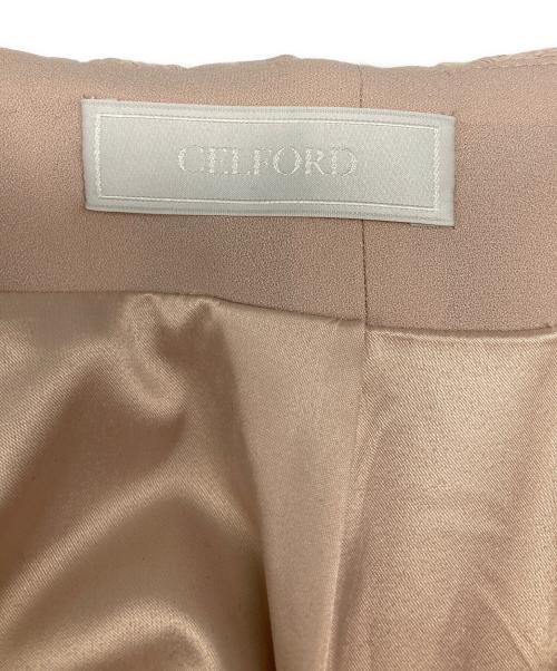 CELFORD（セルフォード）CELFORD (セルフォード) リボンレース スカート ピンク サイズ:36の古着・服飾アイテム