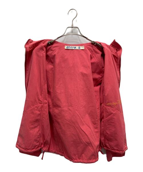 45rpm（45アールピーエム）45rpm (45アールピーエム) フーデッドジャケット ピンク サイズ:3の古着・服飾アイテム