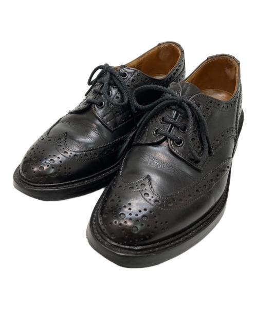 Tricker's（トリッカーズ）Tricker's (トリッカーズ) BOURTON/ウィングチップシューズ ブラック サイズ:6Hの古着・服飾アイテム