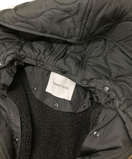 Emma Taylor（エマテイラー）Emma Taylor (エマテイラー) ライナー付キルティングコート ブラック サイズ:38の古着・服飾アイテム