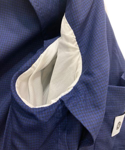 TOMORROW LAND PILGRIM（トゥモローランド ピルグリム）TOMORROW LAND PILGRIM (トゥモローランド ピルグリム) ウール シルクシングルブレステッド2Bジャケット ネイビー サイズ:46の古着・服飾アイテム