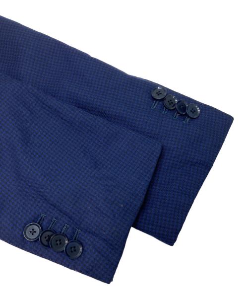 TOMORROW LAND PILGRIM（トゥモローランド ピルグリム）TOMORROW LAND PILGRIM (トゥモローランド ピルグリム) ウール シルクシングルブレステッド2Bジャケット ネイビー サイズ:46の古着・服飾アイテム