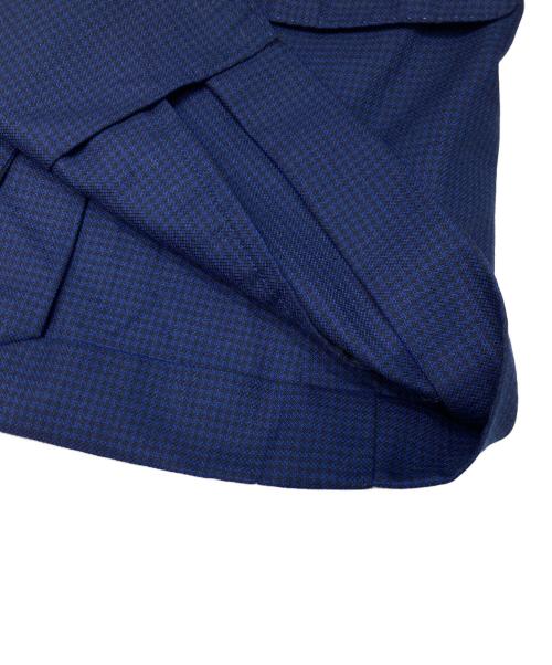 TOMORROW LAND PILGRIM（トゥモローランド ピルグリム）TOMORROW LAND PILGRIM (トゥモローランド ピルグリム) ウール シルクシングルブレステッド2Bジャケット ネイビー サイズ:46の古着・服飾アイテム