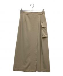 BOSCH（ボッシュ）の古着「VISPOLYNOトロピカルスカート」｜ベージュ