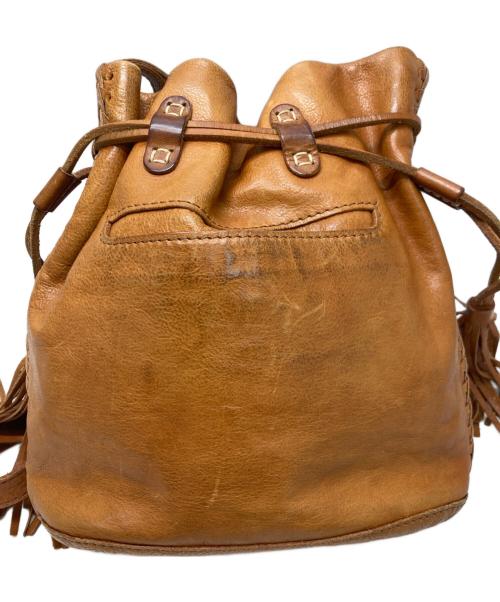 genten（ゲンテン）genten (ゲンテン) レザーショルダーバッグ ブラウンの古着・服飾アイテム