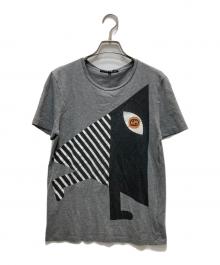 GUCCI（グッチ）の古着「インターロッキングGプリントＴシャツ」｜グレー