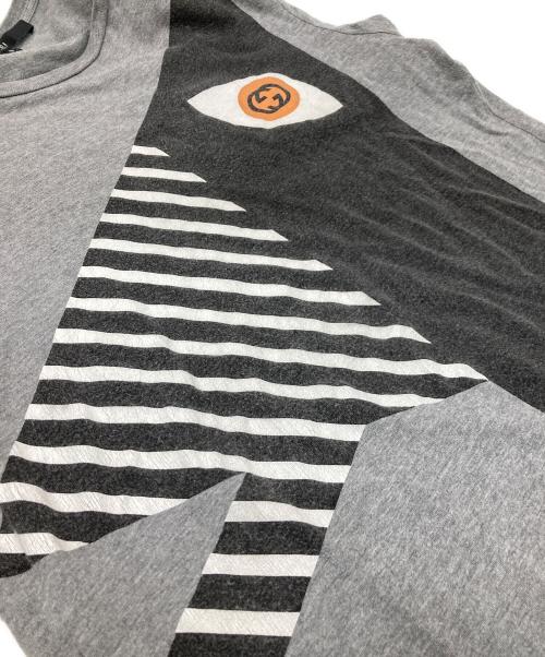 GUCCI（グッチ）GUCCI (グッチ) インターロッキングGプリントＴシャツ グレー サイズ:Sの古着・服飾アイテム