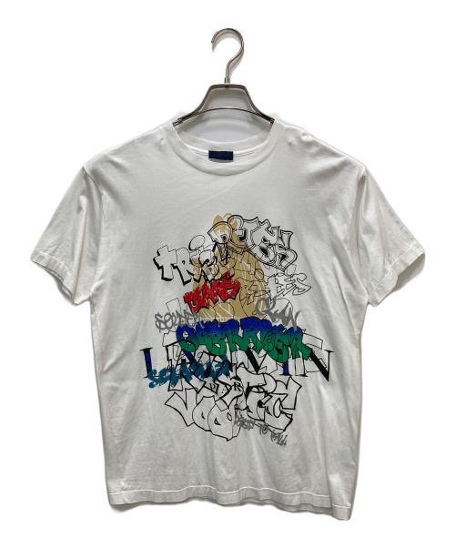 LANVIN（ランバン）LANVIN (ライバン) グラフィティＴシャツ ホワイト サイズ:XSの古着・服飾アイテム