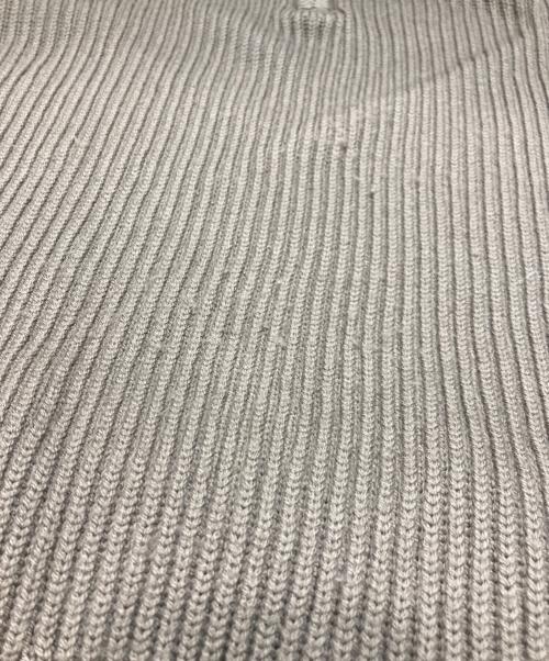 STUDIO NICHOLSON（スタジオ ニコルソン）STUDIO NICHOLSON (スタジオ ニコルソン) BOW 5GG FISHERMAN RIB KNIT HALF ZIP JUMPER ブラウン サイズ:Mの古着・服飾アイテム