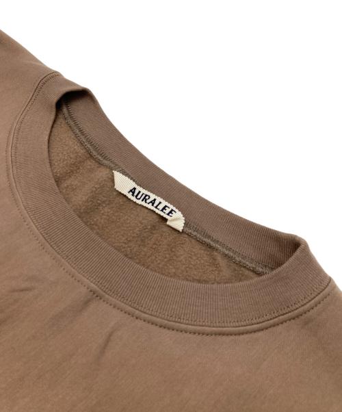AURALEE（オーラリー）AURALEE (オーラリー) ELASTIC HIGH GAUGE SWEAT ブラウン サイズ:5の古着・服飾アイテム