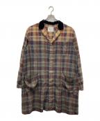sacaiサカイ）の古着「グラデーションチェックコート」｜グリーン