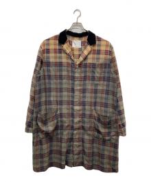 sacai（サカイ）の古着「グラデーションチェックコート」｜グリーン