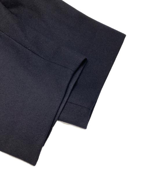 sacai（サカイ）sacai (サカイ) クロップドメルトンパンツ ネイビー サイズ:不明（実寸参照）の古着・服飾アイテム