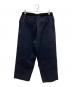 sacai (サカイ) クロップドメルトンパンツ ネイビー サイズ:不明（実寸参照）：12000円