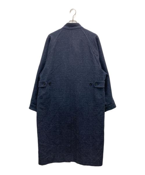 Edwina Horl（エドウィナ ホール）Edwina Horl (エドウィナ ホール) スタンドカラーコート ネイビー サイズ:Mの古着・服飾アイテム