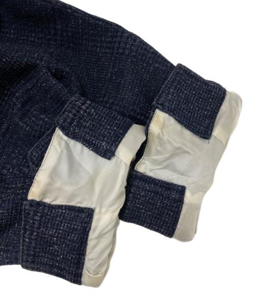 Edwina Horl（エドウィナ ホール）Edwina Horl (エドウィナ ホール) スタンドカラーコート ネイビー サイズ:Mの古着・服飾アイテム