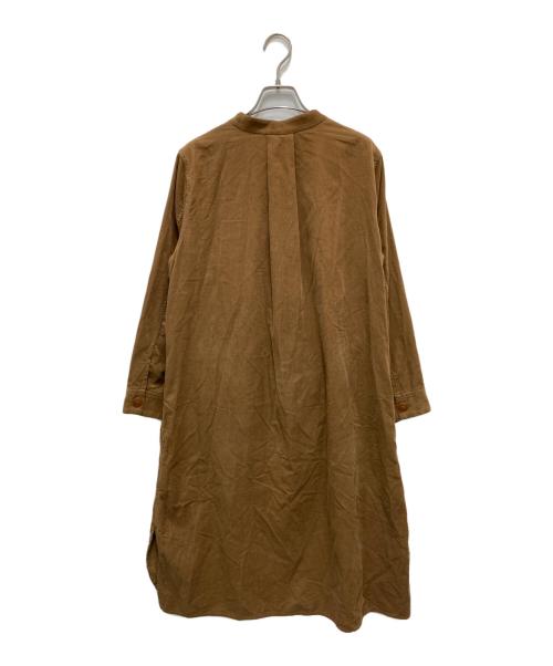 Pal'las Palace（パラスパレス）Pal'las Palace (パラスパレス) コーデュロイ ロングシャツワンピース ブラウン サイズ:3の古着・服飾アイテム