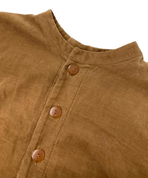 Pal'las Palace（パラスパレス）Pal'las Palace (パラスパレス) コーデュロイ ロングシャツワンピース ブラウン サイズ:3の古着・服飾アイテム