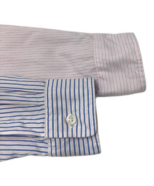 COMME des GARCONS HOMME DEUX（コムデギャルソン オム ドゥ）COMME des GARCONS HOMME DEUX (コムデギャルソン オム ドゥ) ストライプパッチワークシャツ マルチカラー サイズ:Sの古着・服飾アイテム