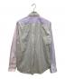 COMME des GARCONS HOMME DEUX (コムデギャルソン オム ドゥ) ストライプパッチワークシャツ マルチカラー サイズ:S：8000円