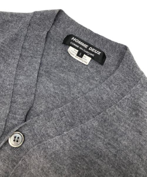 COMME des GARCONS HOMME DEUX（コムデギャルソン オム ドゥ）COMME des GARCONS HOMME DEUX (コムデギャルソン オム ドゥ) カーディガン グレー サイズ:Sの古着・服飾アイテム