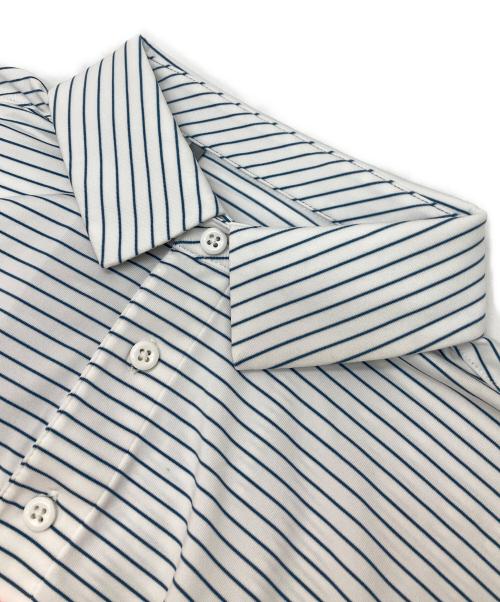 UNDER ARMOUR（アンダーアーマー）UNDER ARMOUR (アンダーアーマー) ポロシャツ ホワイト×ネイビー サイズ:2XL 未使用品の古着・服飾アイテム