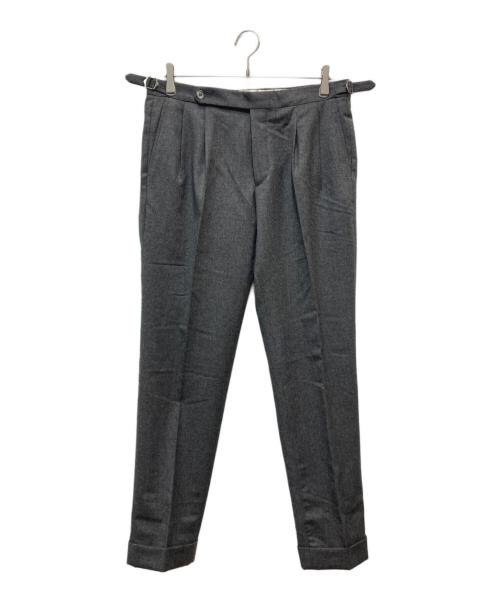 G.T.A（ジーティーアー）G.T.A (ジーティーアー) HERRICK/ウールテーパードパンツ グレー サイズ:48の古着・服飾アイテム