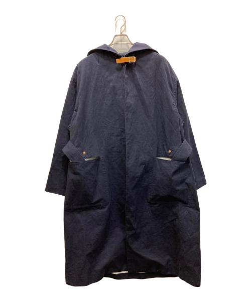 A-L（アール）A-L (アール) OVERSIZED HOOD COAT ネイビー サイズ:2の古着・服飾アイテム