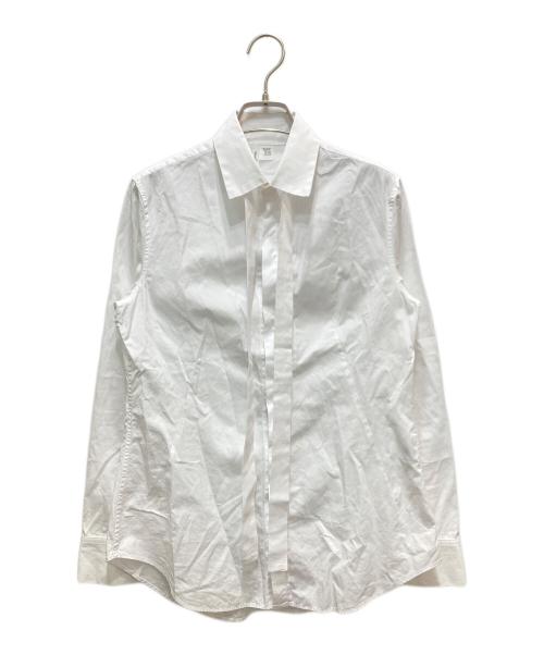 Y's（ワイズ）Y's (ワイズ) ボウタイブラウス ホワイト サイズ:36の古着・服飾アイテム