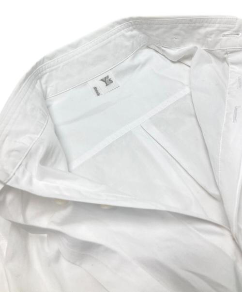 Y's（ワイズ）Y's (ワイズ) ボウタイブラウス ホワイト サイズ:36の古着・服飾アイテム