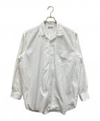 COMME des GARCONS HOMMEコムデギャルソン オム）の古着「オーバーサイズアーカイブオープンカラーシャツ」｜ホワイト